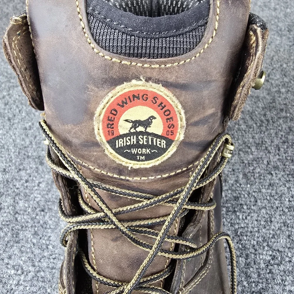 Red Wing Irish Setter Women's 9 Work Boots ASTM‎ F2892-11 EH Vibram Waterproof